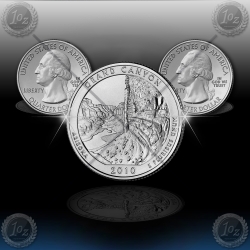 ZDA 25 Cent (Quarters) 2010 P+D "Grand Canyon"